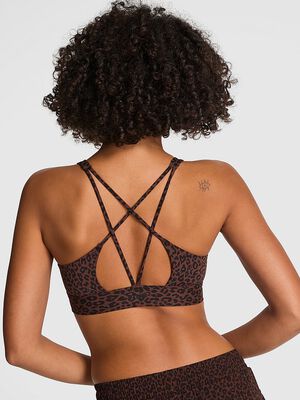 Relay Strappy Plunge Sports Bra