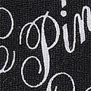 Logo Cotton Hiphugger Panty, Pure Black Logo Script Print, swatch