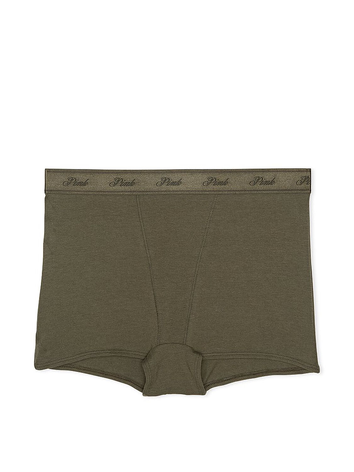 vs Pink Logo Cotton High-Waist Boyshort Panty 3 of 3 