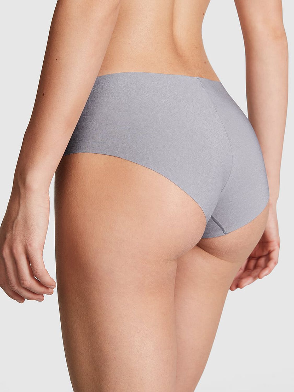 vs Pink No-Show Hiphugger Panty Grey Oasis 2 of 3 