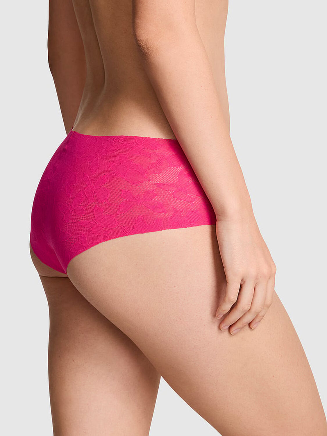 vs Pink No-Show Cheeky Panty Hot Stuff 2 of 3 