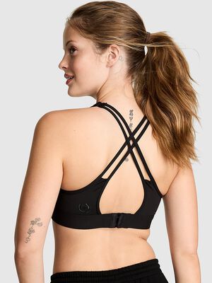 PINK Relay&trade; Strappy Medium-Support Sports Bra
