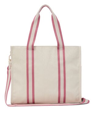 Crossbody Canvas Tote Bag