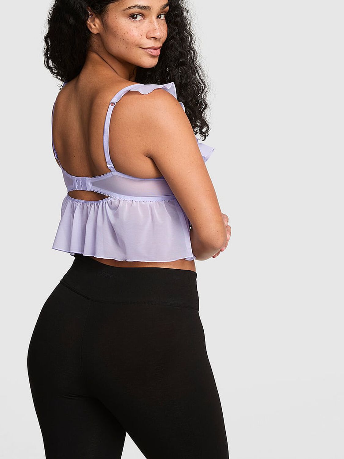 vs Pink Wink GRWPINK&trade; Lightly Lined Babydoll Bra Top Sweet Lavendar 2 of 2 