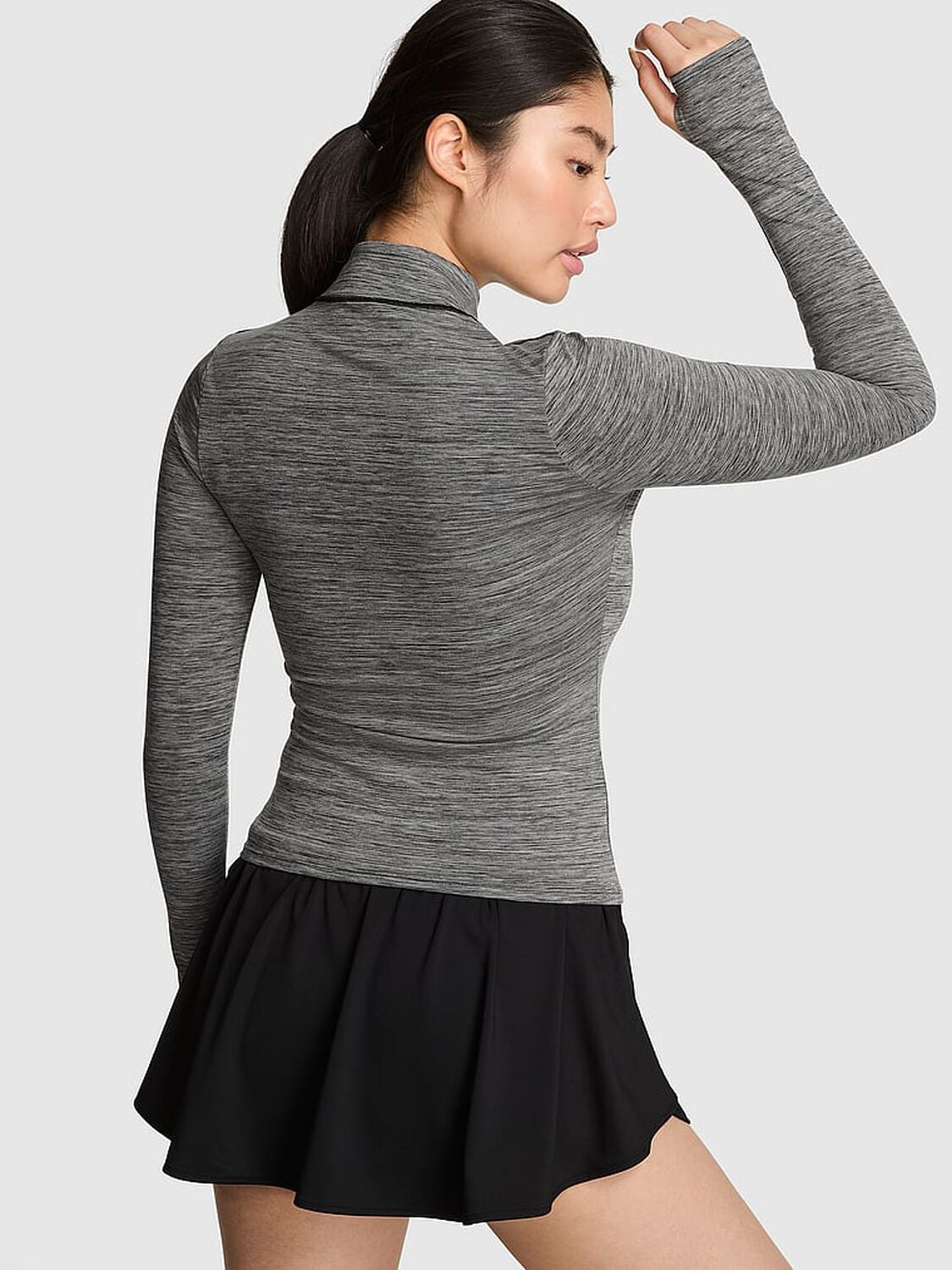 pink Pink Relay Full-Zip Jacket Pure Black Marl 2 of 4 