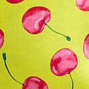 Silky Sleep Boxy Pajama Shorts, Tipsy Lime Cherries, swatch