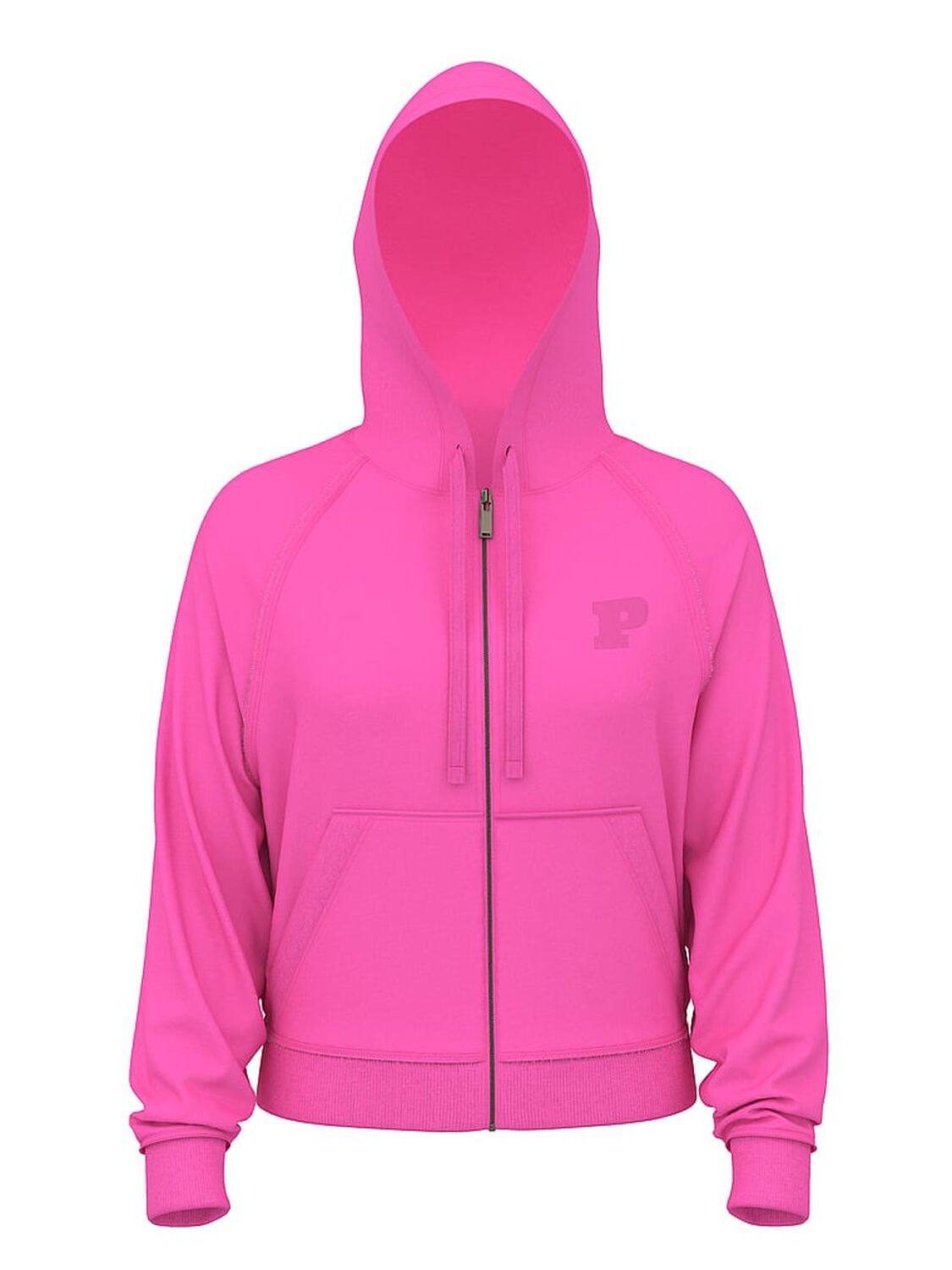 vs Pink Lightweight Lounge Full-Zip Hoodie Pink Gossip 3 of 3 