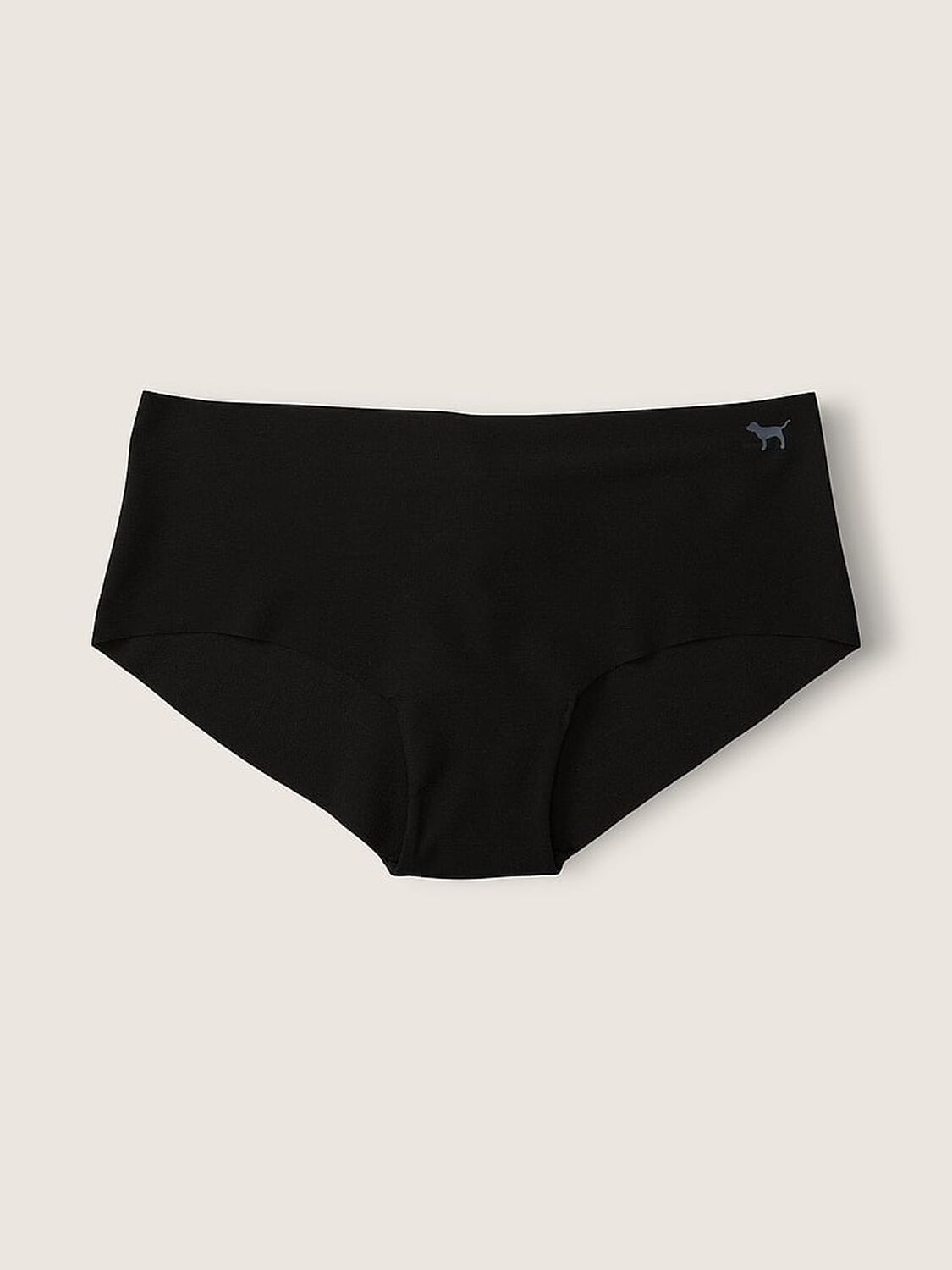 vs Pink No-Show Hiphugger Panty Pure Black 3 of 3 