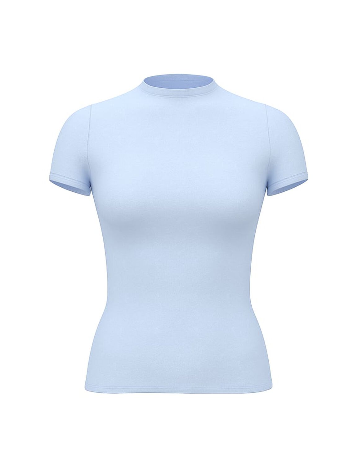 vs Pink Base Stretch Short-Sleeve Tee Icy Blue 1 of 2 