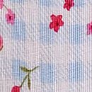 Logo Cotton Shine High-Leg Thong Panty, Blue Dancer Gingham Floral Print, swatch