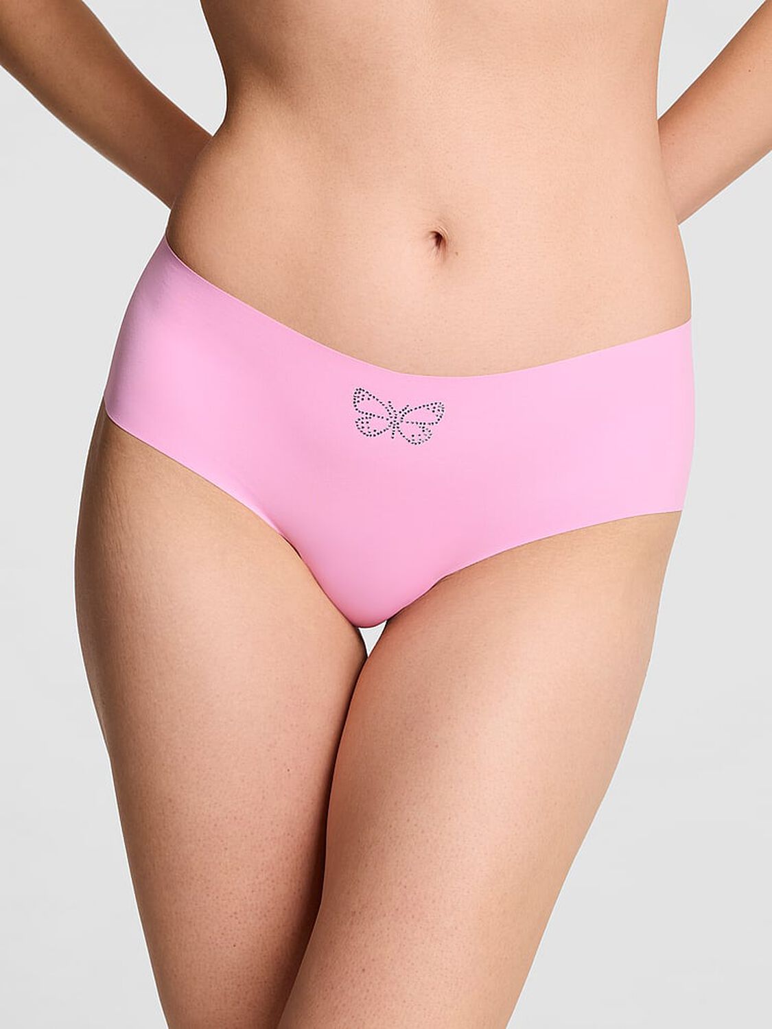 vs Pink No-Show Cheeky Panty Pink Lollipop 1 of 3 