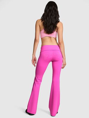 All-Day Cotton&trade; Foldover Flare Leggings