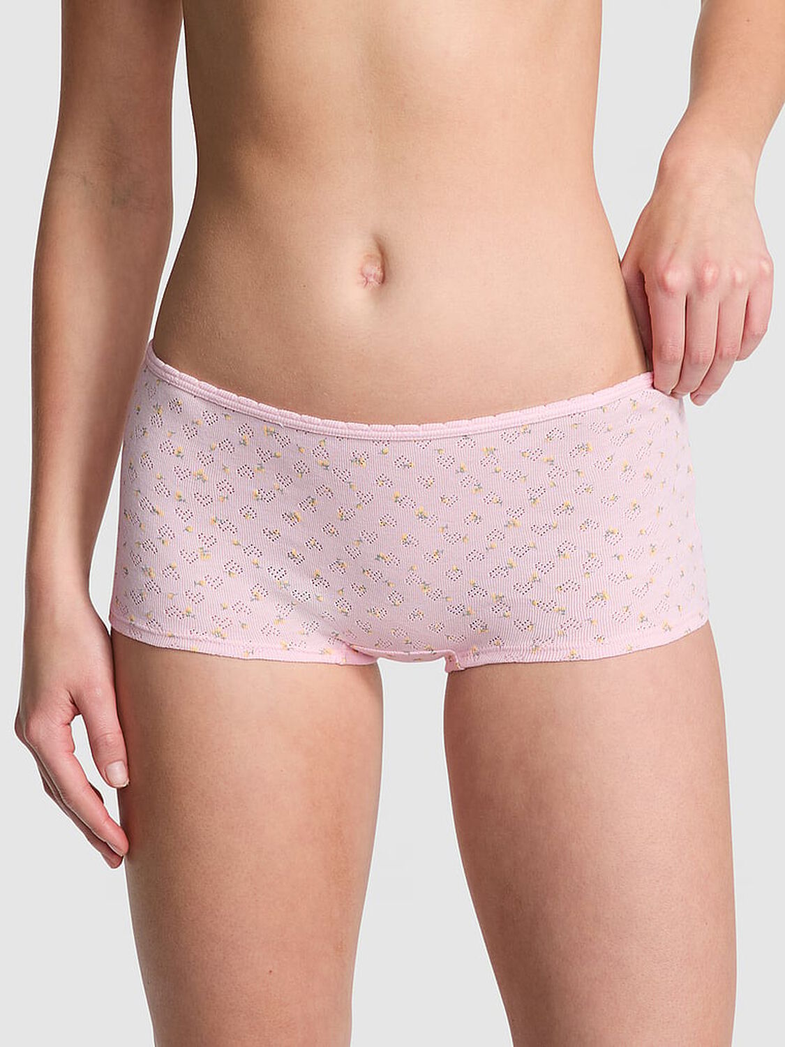 vs Pink Cotton Boyshort Panty 3 of 3 