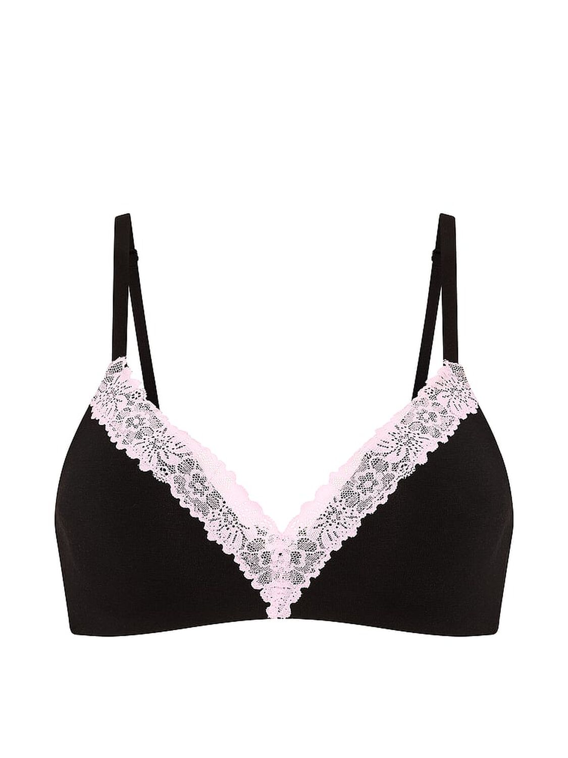 vs Pink Wear Everywhere&trade; Lightly Lined Wireless Bra Black 3 of 3 