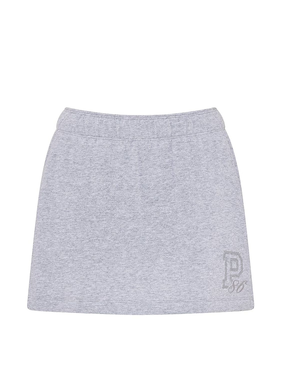 vs Pink Campus Fleece&trade; Skort Vs Medium Grey 3 of 3 