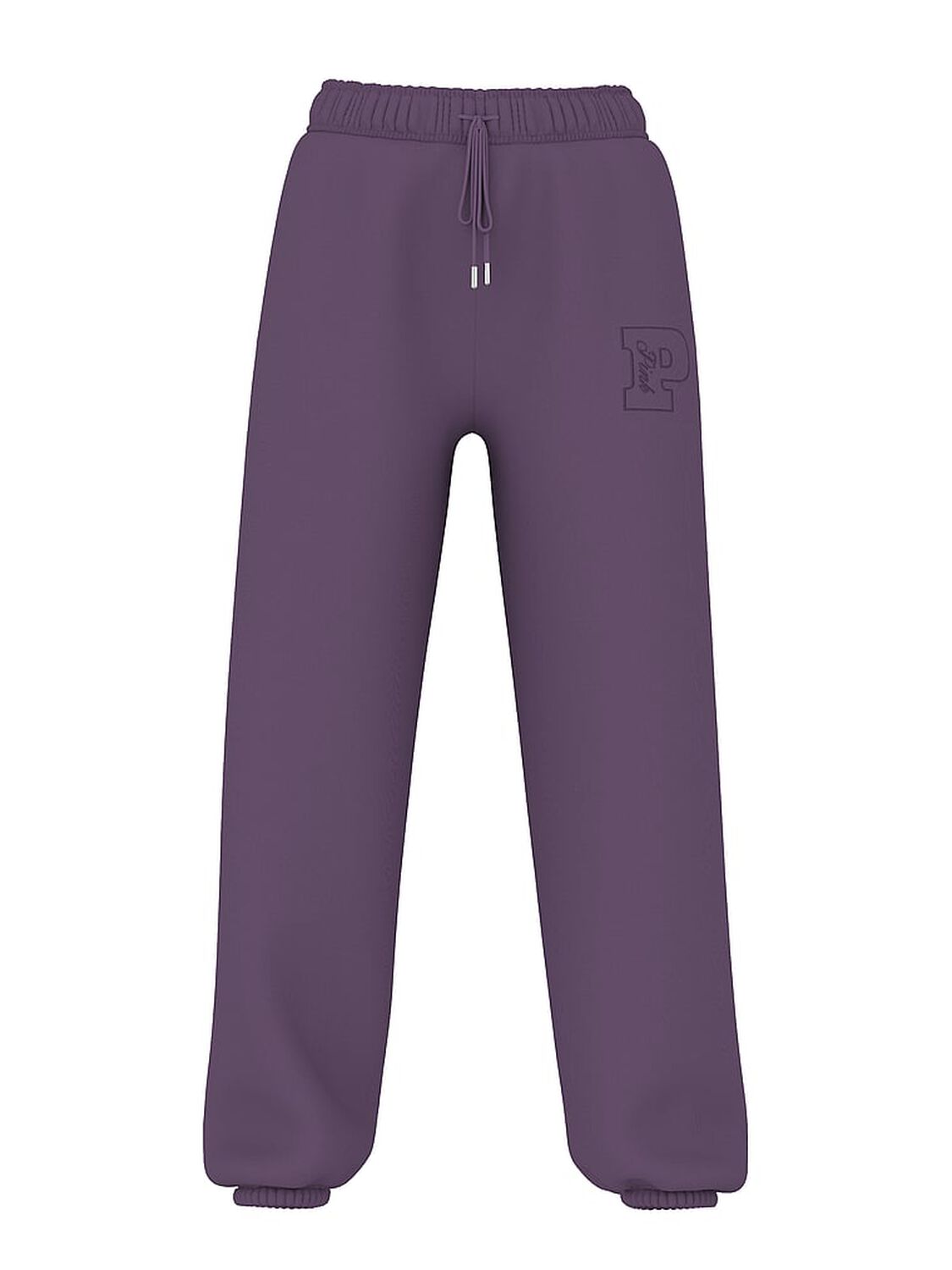 vs Pink Ivy Fleece Campus Sweatpants Frozen Plum 1 of 3 