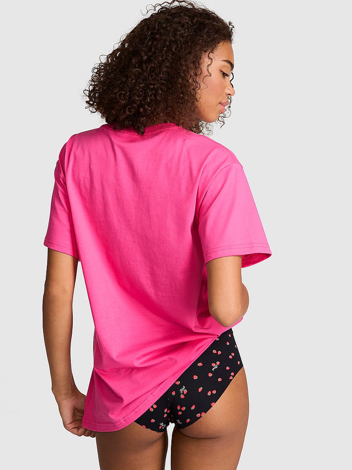 vs Pink Campus Cotton&trade; Tee Pink Twirl 2 of 4 