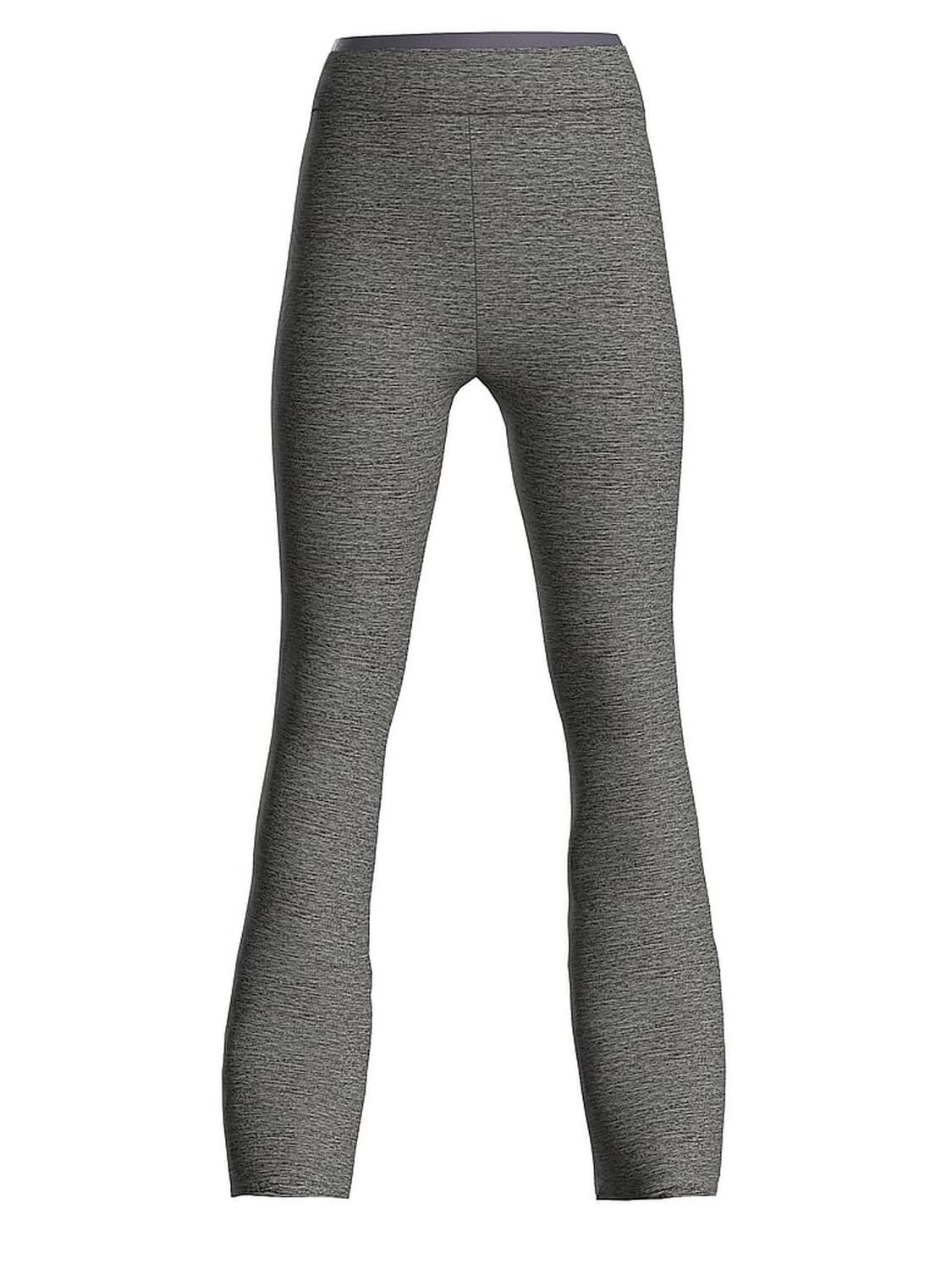vs Pink Relay Double Up Flare Leggings Pure Black Marl 3 of 4 