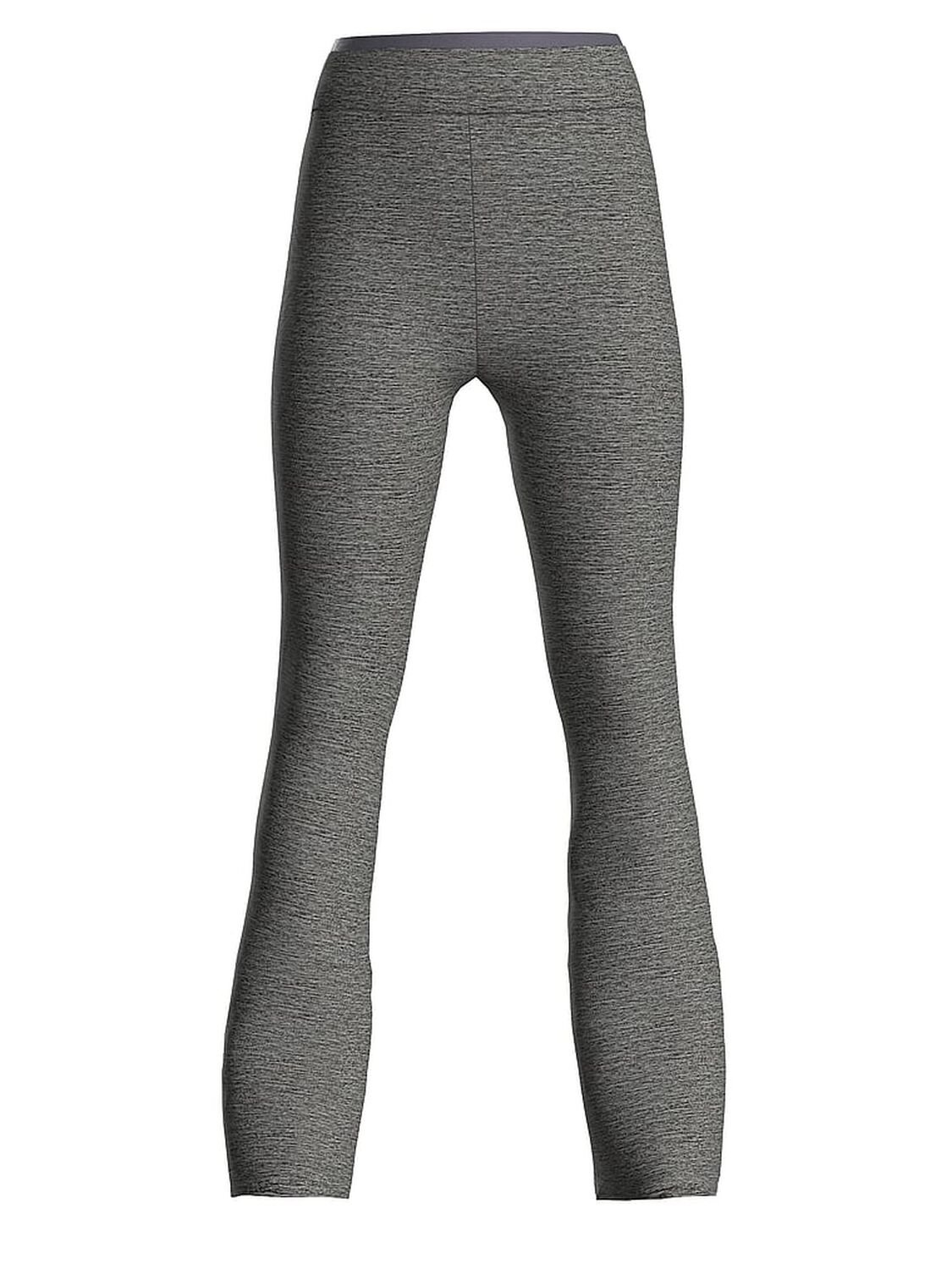 vs Pink Relay Double Up Flare Leggings Pure Black Marl 3 of 3 