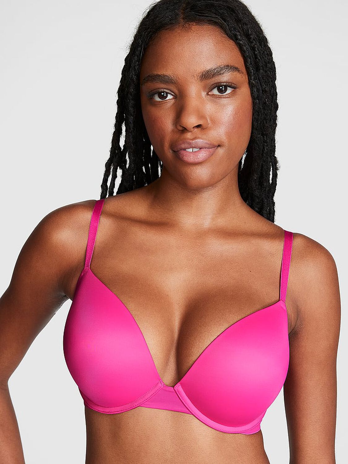 vs Pink Wear Everywhere Wear Everywhere Super Push-Up Bra 1 of 3 