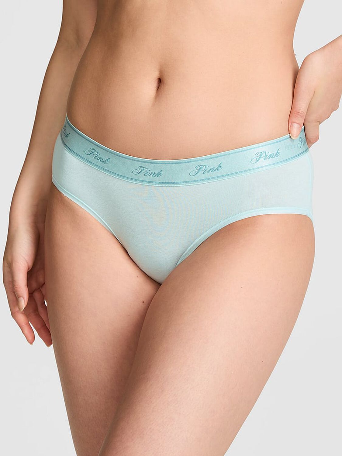 vs Pink Logo Cotton Hiphugger Panty 1 of 3 