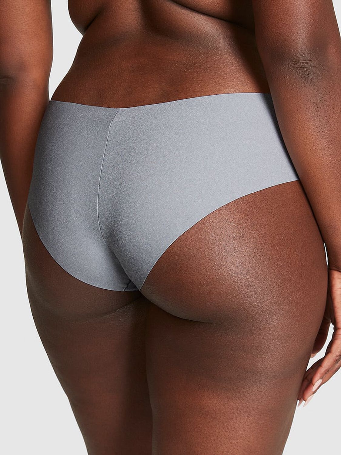 vs Pink No-Show Cheeky Panty Grey Oasis 2 of 3 
