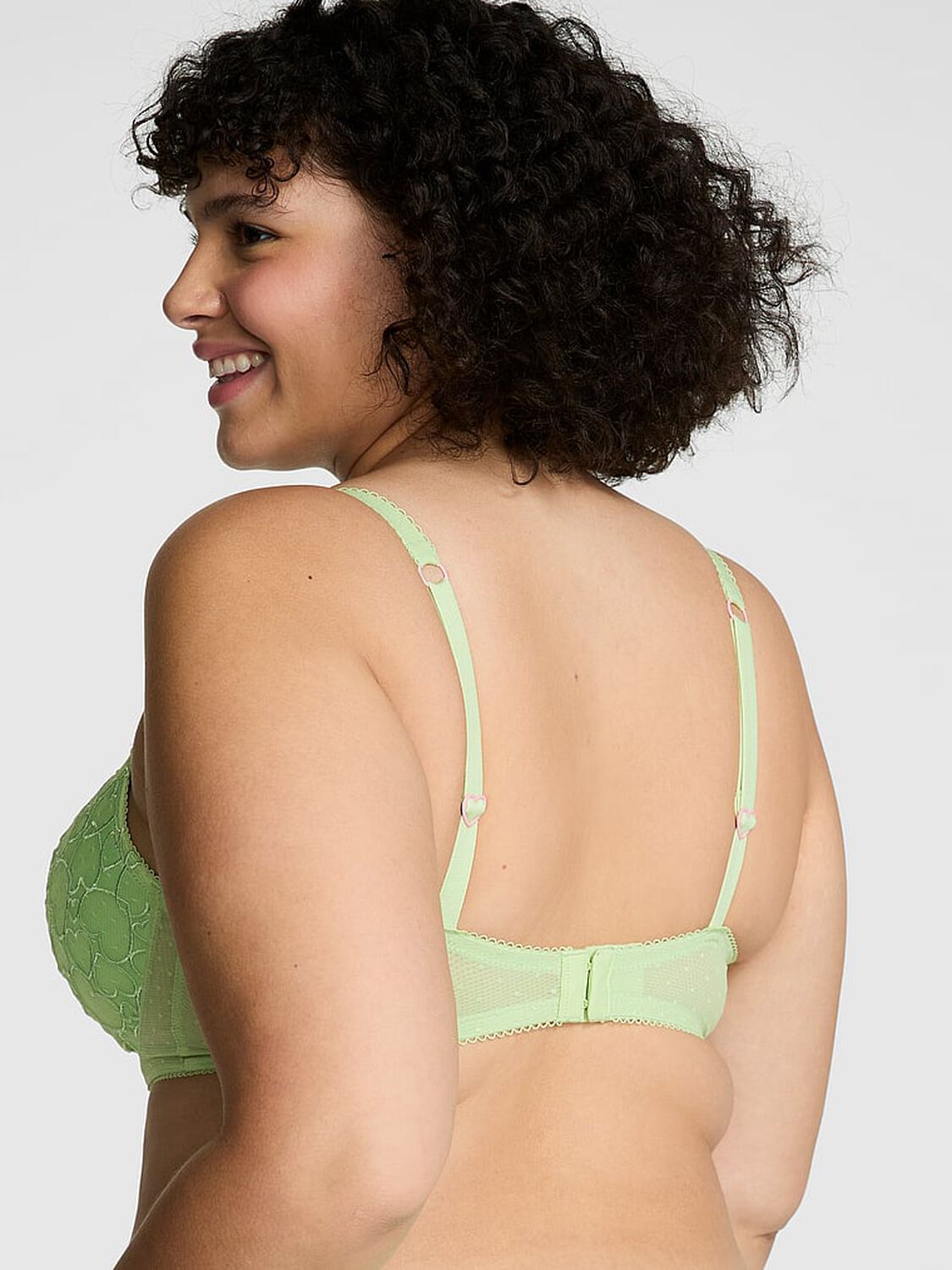 vs Pink Wink Lightly Lined Balconette Bra Pale Petal 2 of 3 