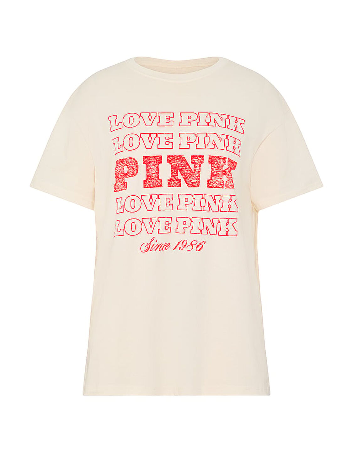 vs Pink Campus Cotton&trade; Tee Winter White 3 of 4 