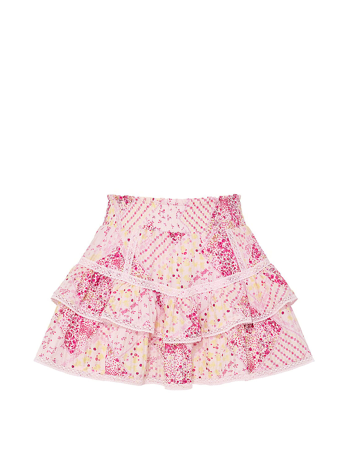 vs Pink Frill Seeker Ruﬄe Skort Pink Tulip Floral 3 of 3 