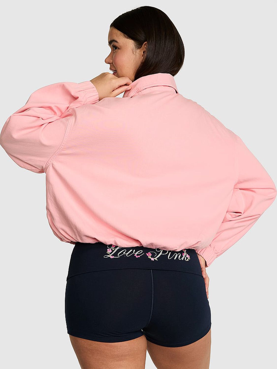 vs Pink Utility Bubble-Hem Jacket Dollhouse 2 of 3 