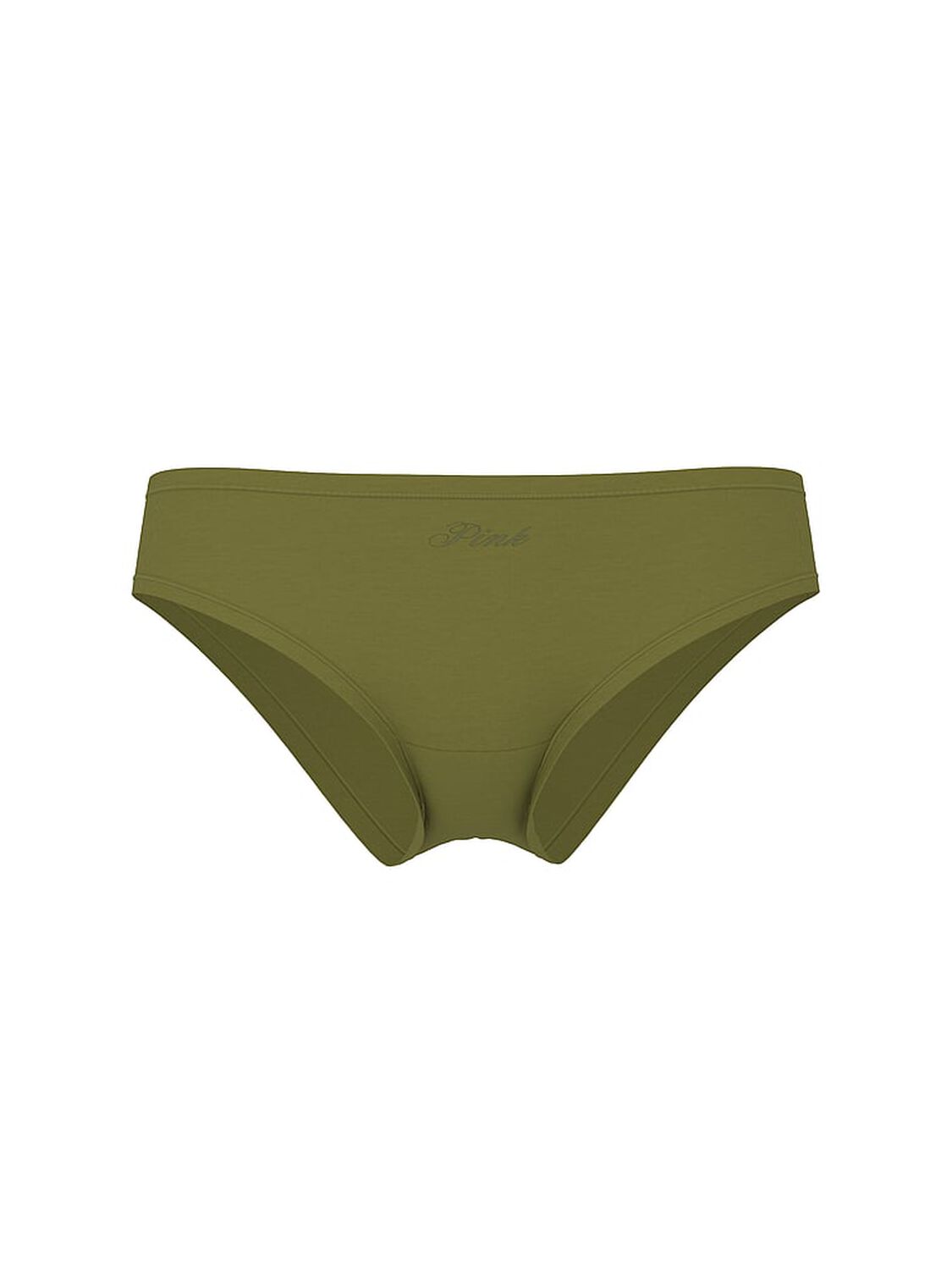 vs Pink Cotton Cheeky Panty Olive Shade 3 of 3 