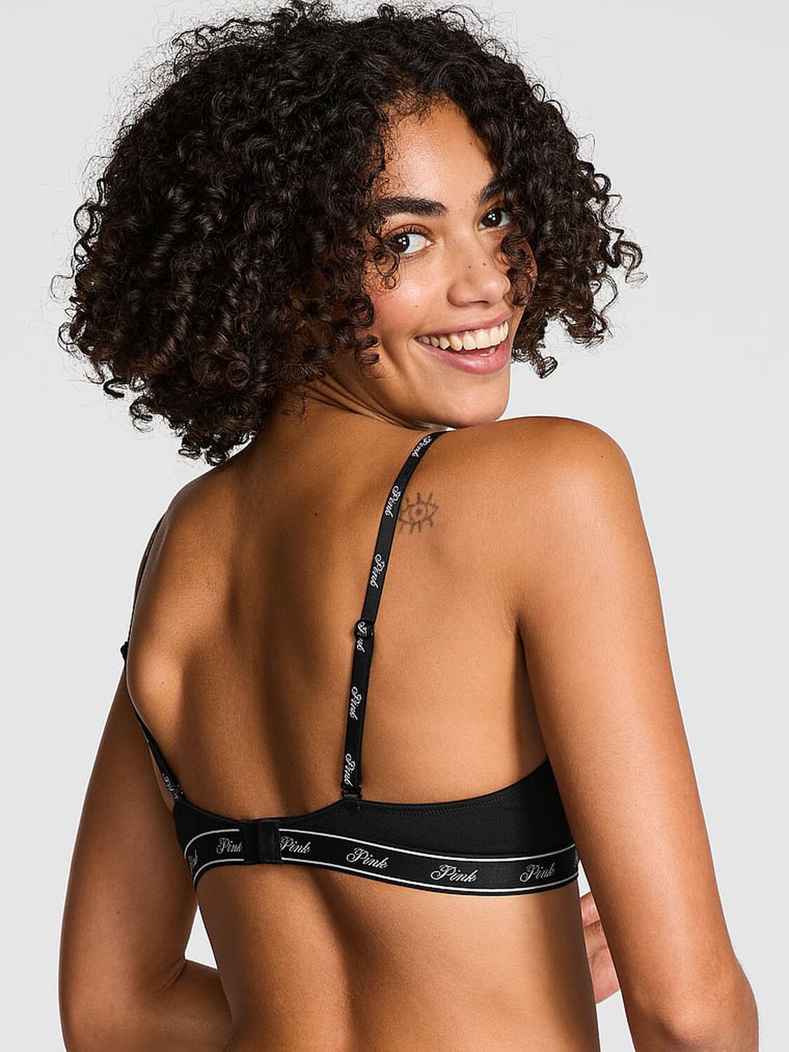 vs Pink Wear Everywhere Wear Everywhere Push-Up Bra Black 2 of 3 