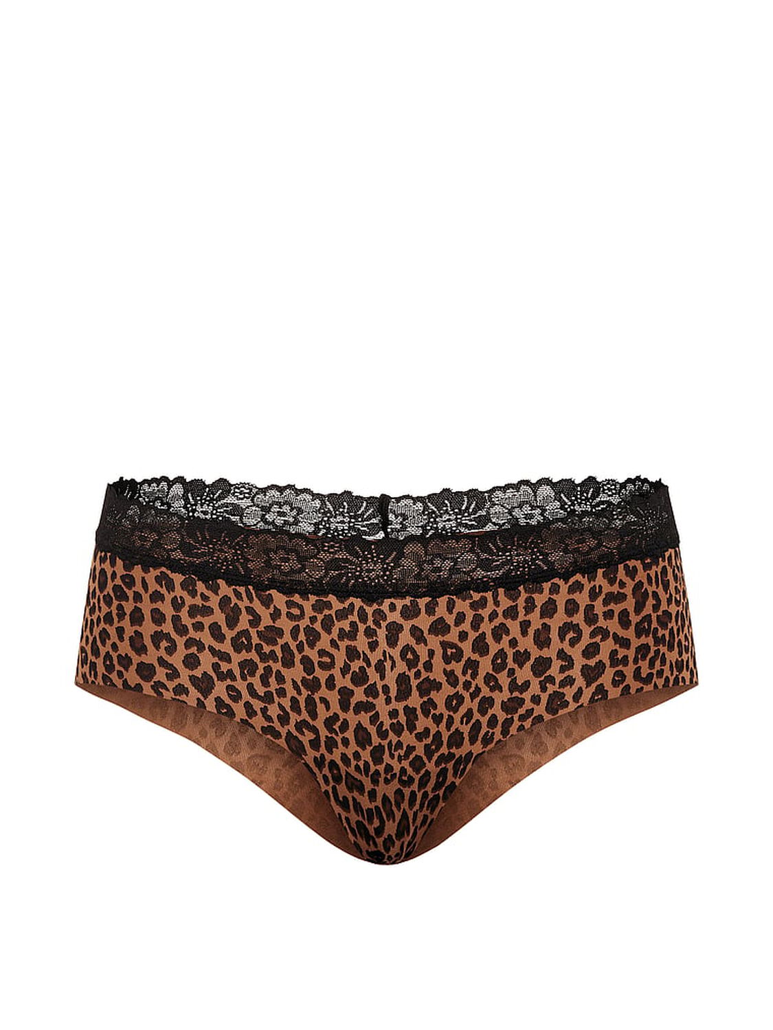 vs Pink No-Show Cotton Cheeky Panty Caramel Leopard 3 of 3 