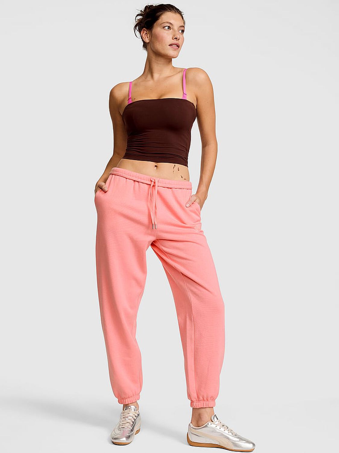 vs Pink Campus Fleece&trade;&nbsp;Sweatpants Pink Hope 1 of 3 