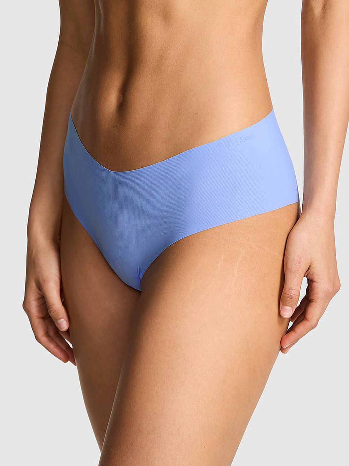 vs Pink No-Show Cheeky Panty Seascape Blue 1 of 3 