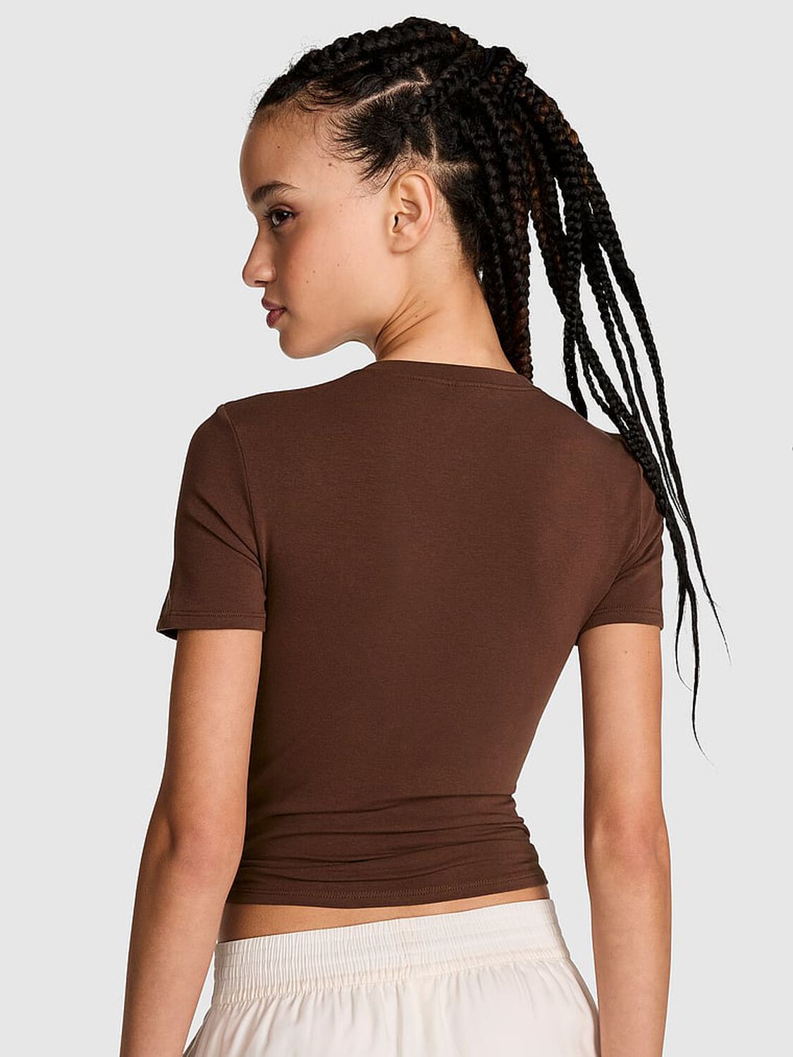 vs Pink Cotton Baby Tee Ganache Western Bling 2 of 2 