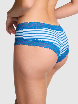 Cotton Lace Trim Cheeky Panty