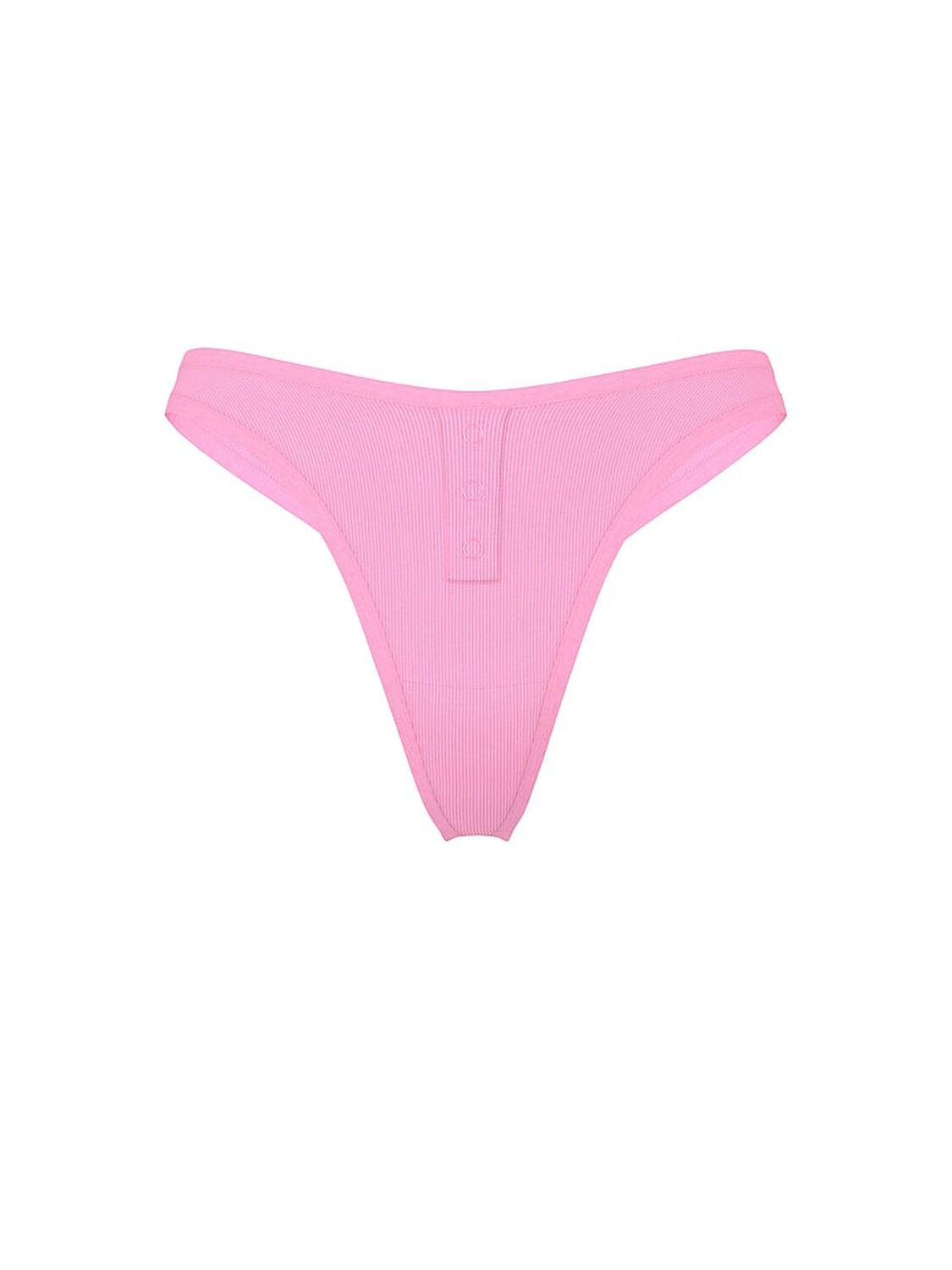 pink Pink Cotton High-Leg Thong Panty Pink Lollipop 3 of 3 