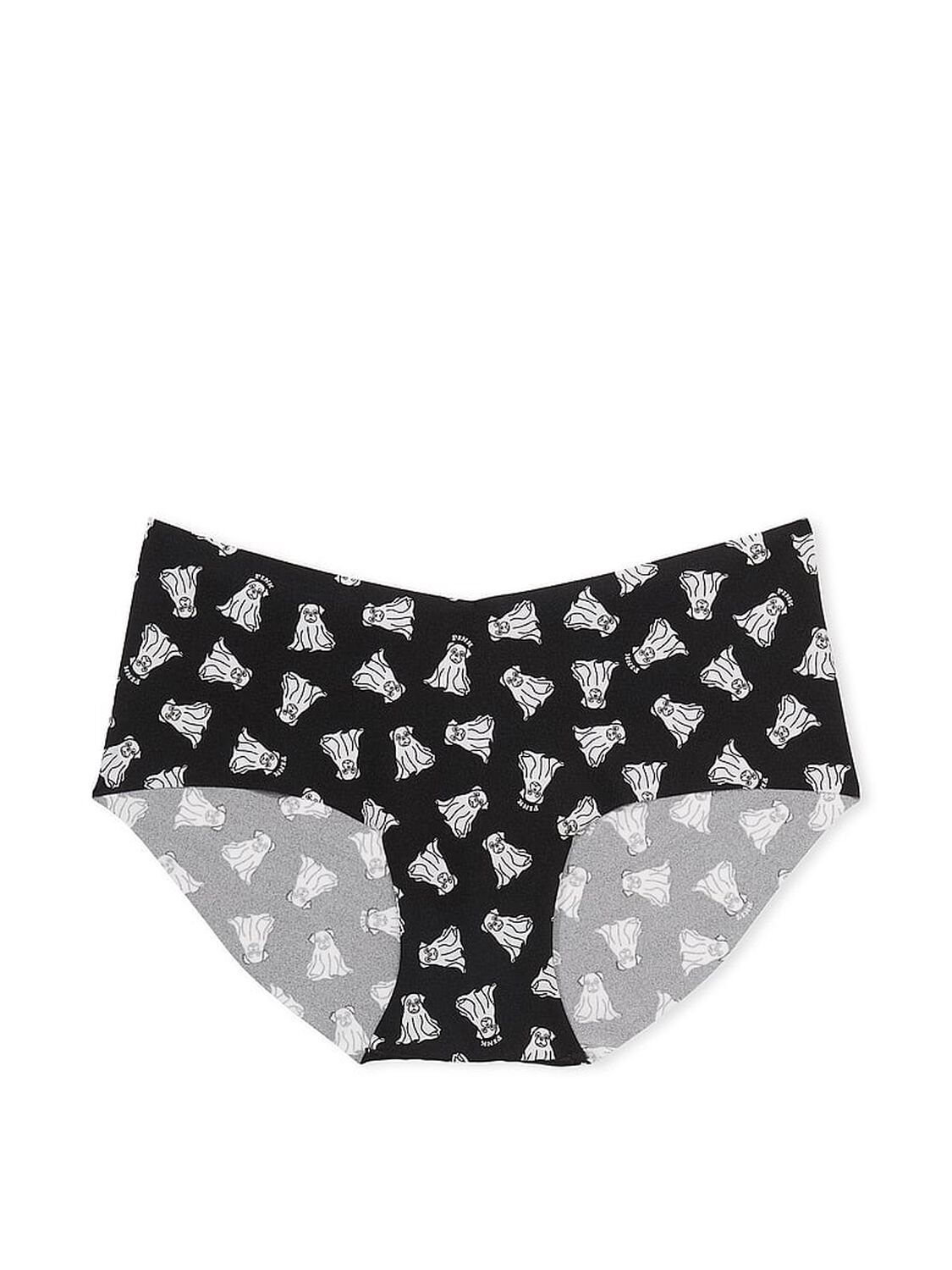 vs Pink No-Show Hiphugger Panty Ghost Print 3 of 3 