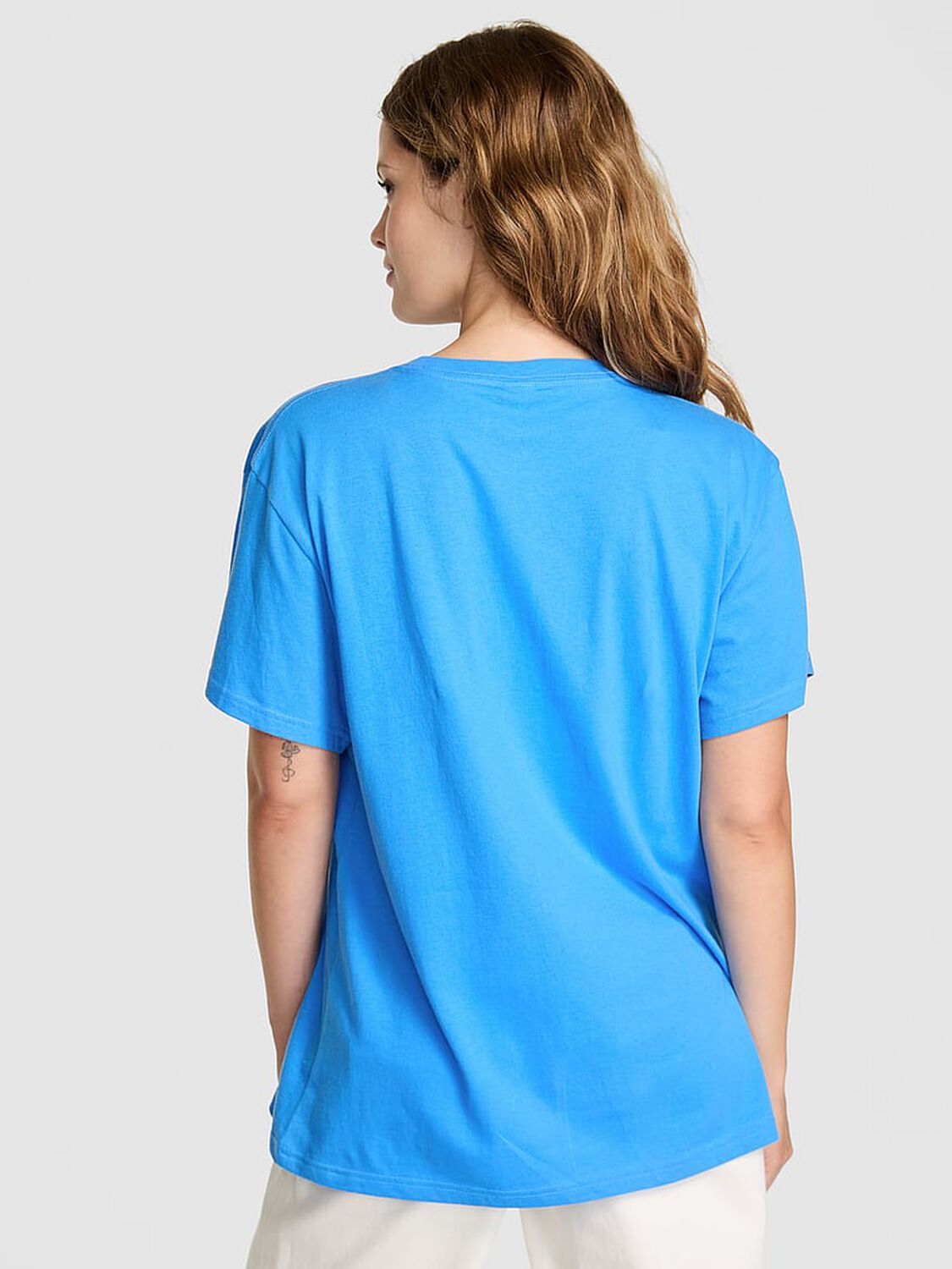 vs Pink Campus Cotton Tee Limited Edition Blue Charge 2 of 2 