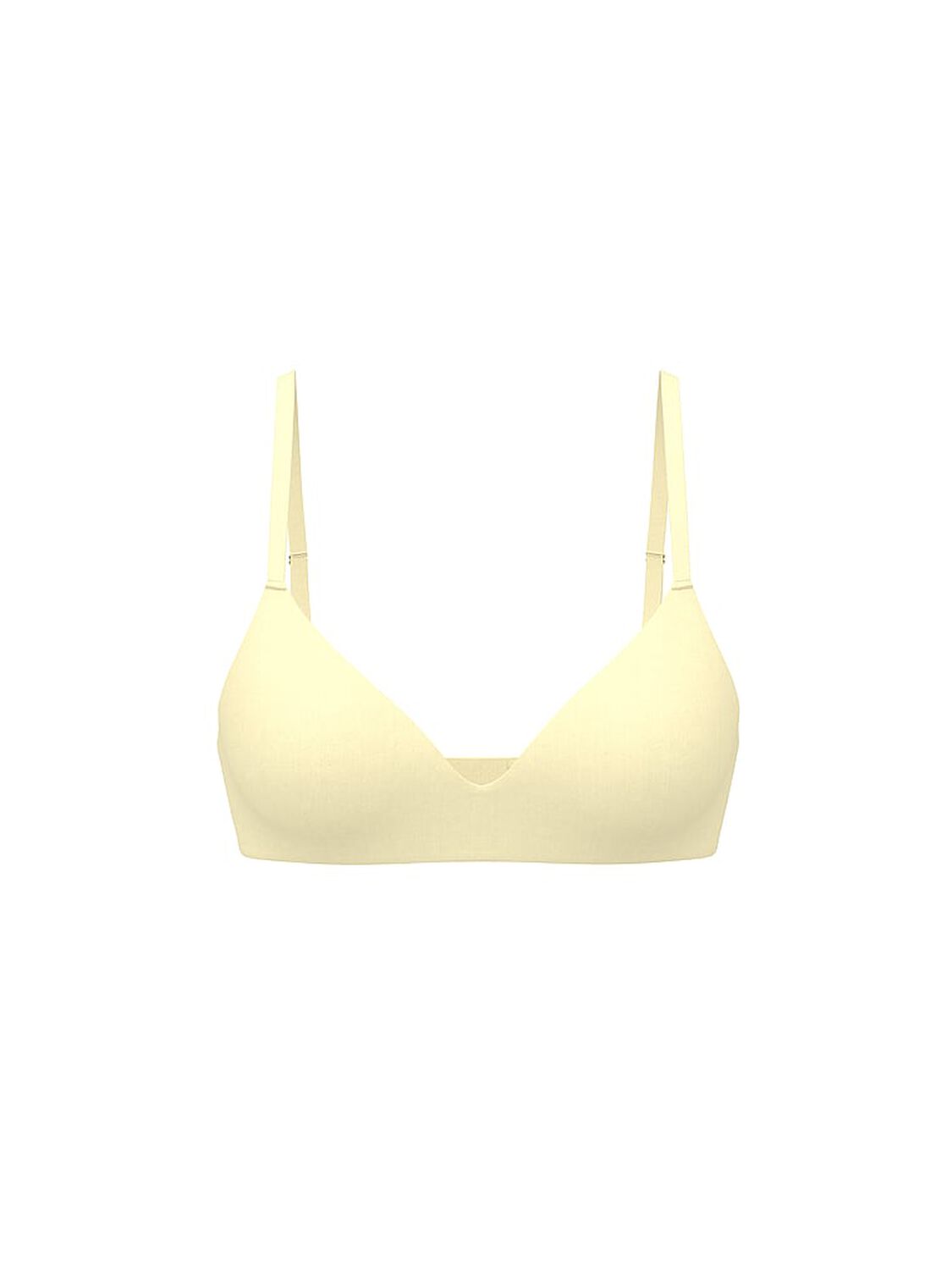 vs Pink Wear Everywhere Wear Everywhere Lightly Lined Wireless Bra Palest Yellow 3 of 3 