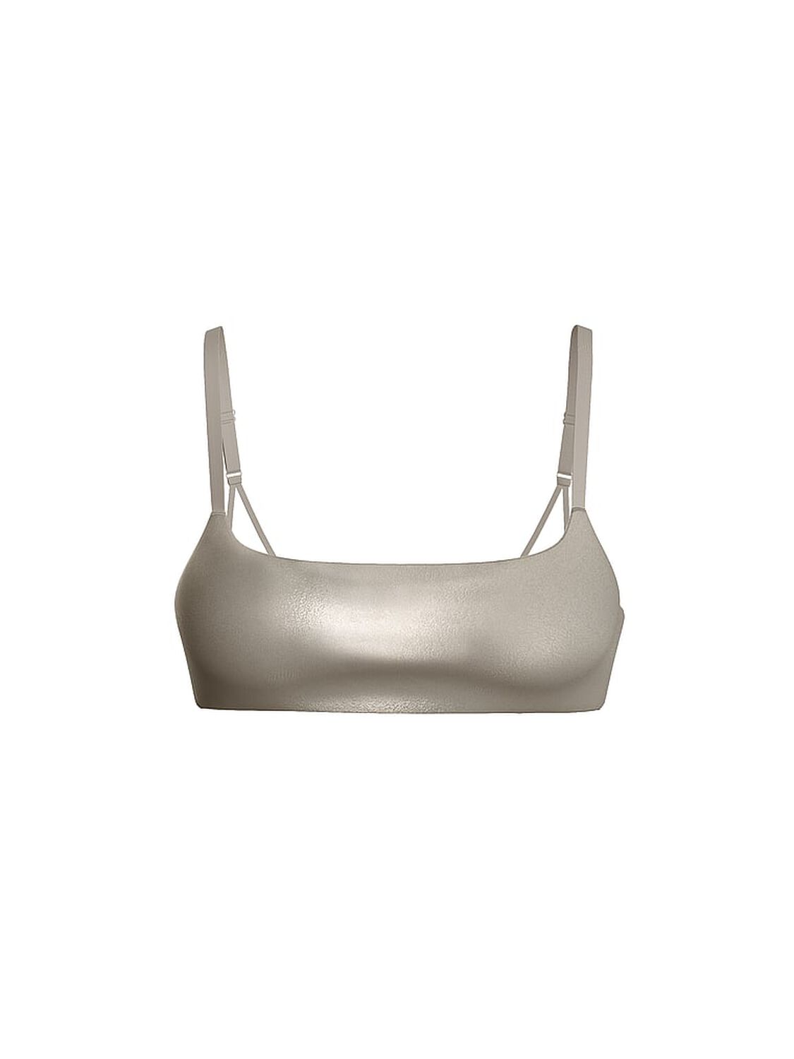 vs Pink Relay Square-Neck Sports Bra Panama Beige Foil 3 of 3 