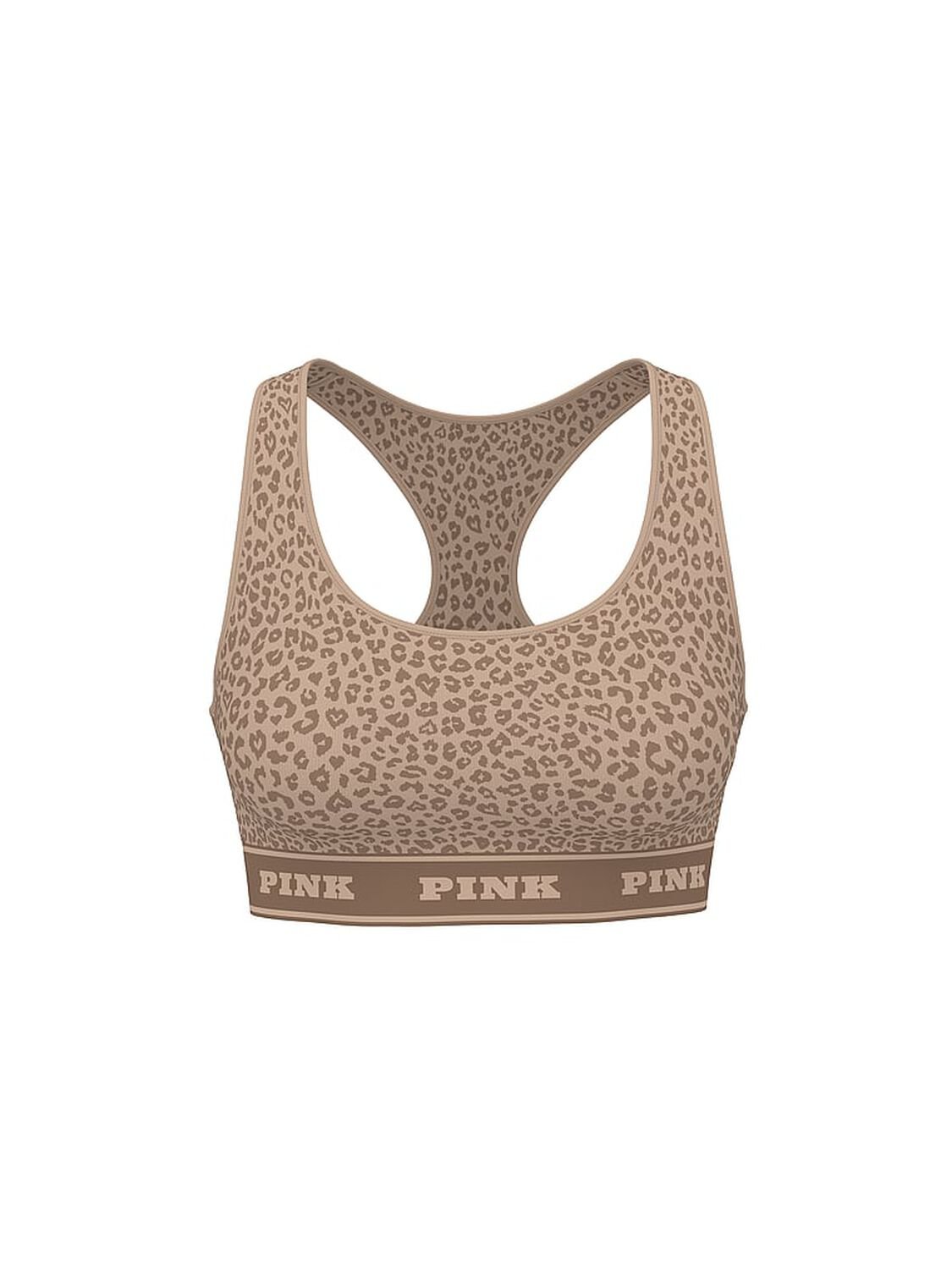 vs Pink Seamless Reversible Sports Bra Leo Print 1 of 2 