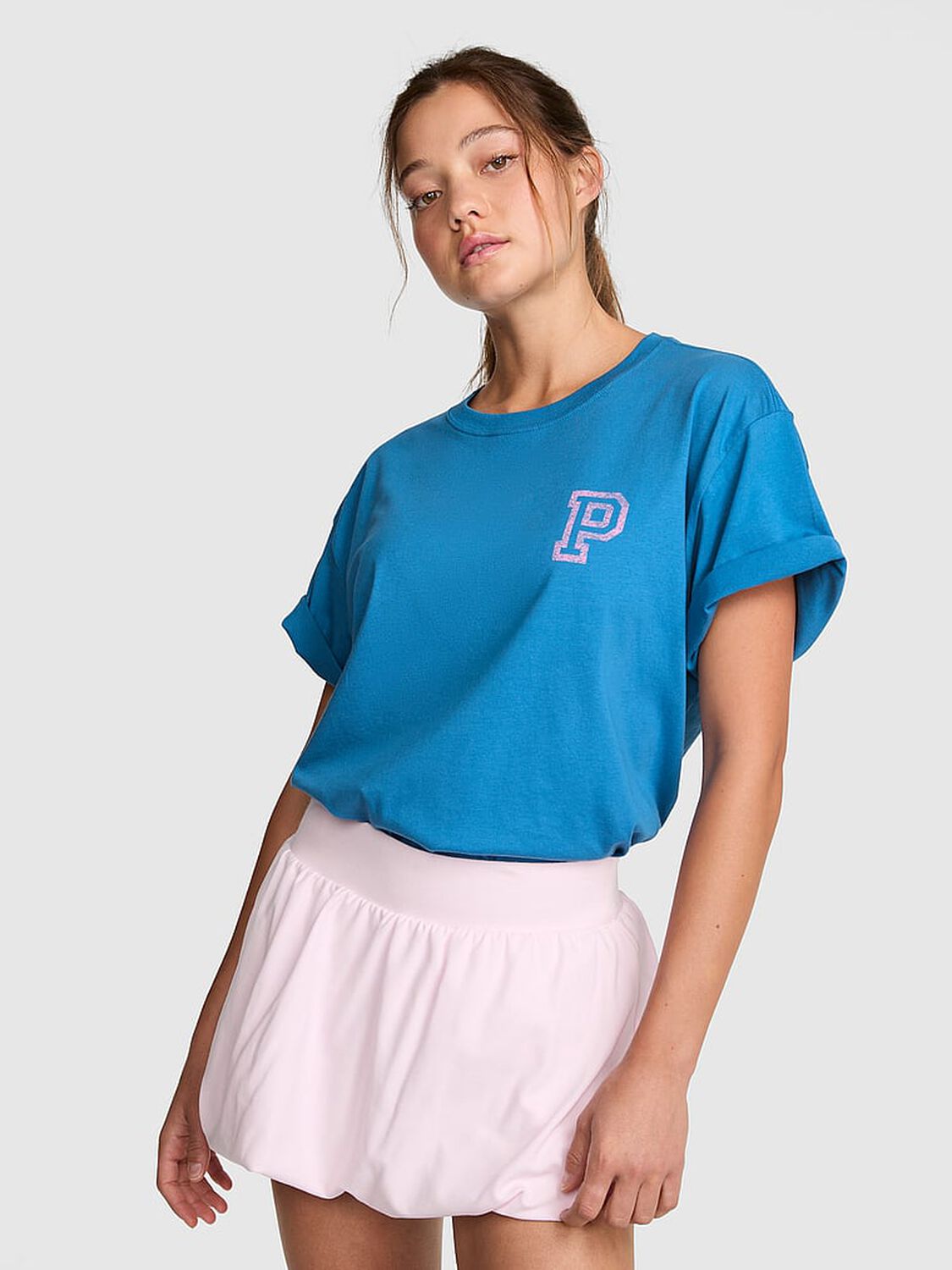 vs Pink Campus Cotton&trade; Tee Varsity Blue 1 of 3 