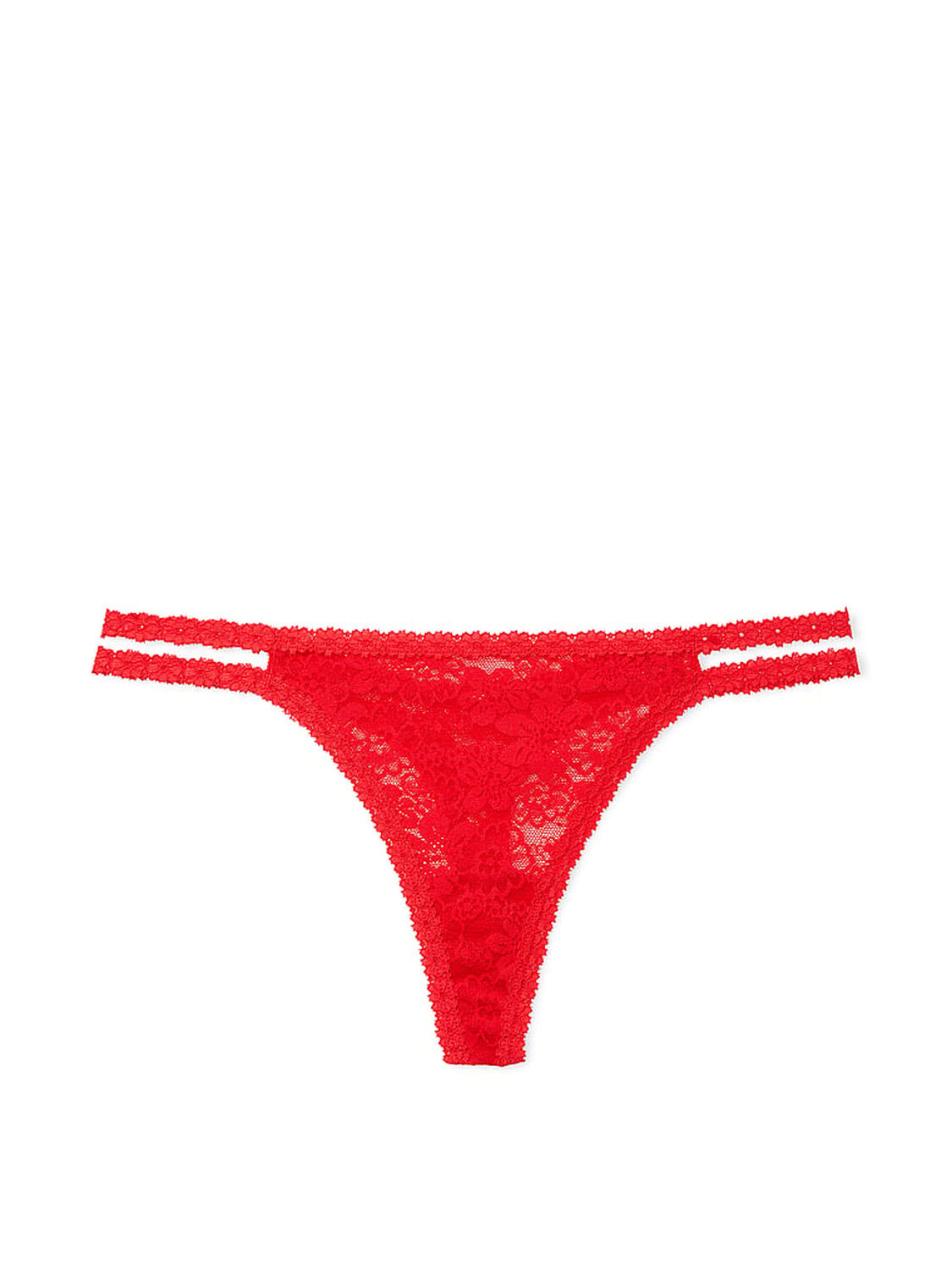 vs Pink Wink Strappy Thong Panty Red Pepper 3 of 3 