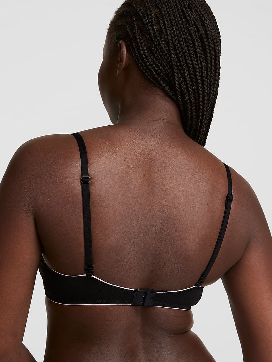 vs Pink Wear Everywhere&trade; Super Push-Up Bra Black 2 of 3 