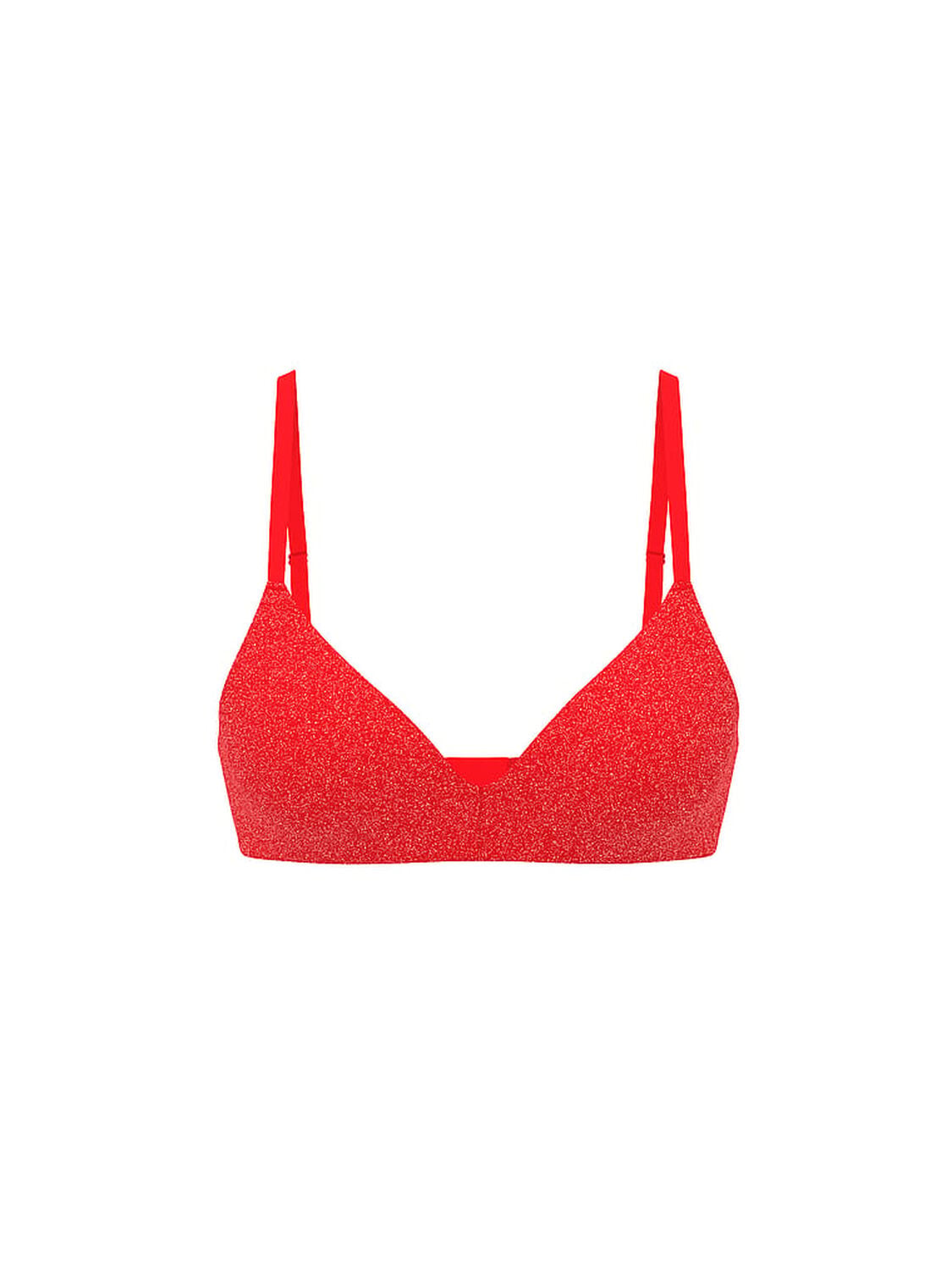 pink Pink Wear Everywhere Wear Everywhere Lightly Lined Wireless Bra Bright Vermillion 1 of 3 