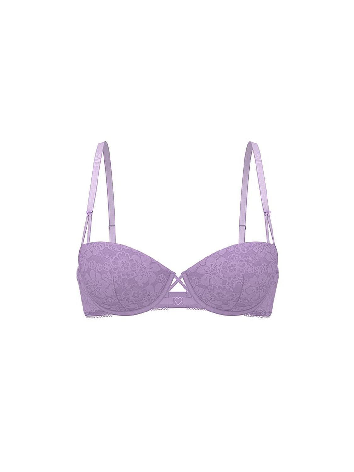 vs Pink Wink Wink Push-Up Balconette Bra Aster Purple 3 of 3 
