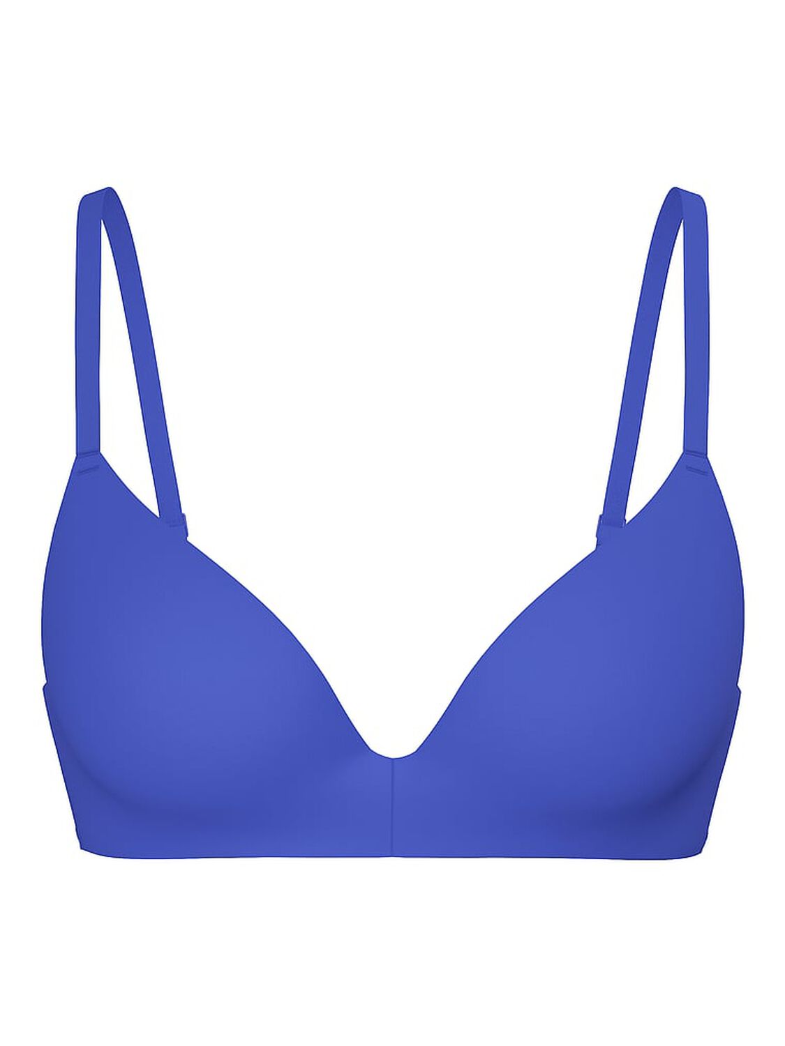 vs Pink Wear Everywhere Wear Everywhere Push-Up Wireless Bra Ultramarine Blue 3 of 3 