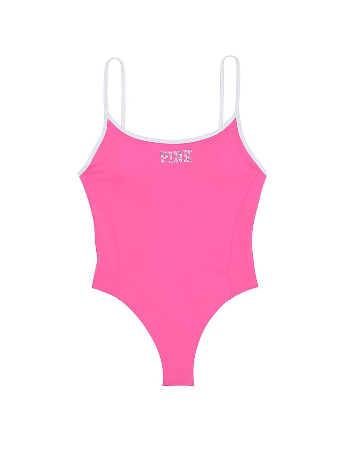 vs Pink Low-Back One-Piece Swimsuit Limited Edition Pink Gossip 3 of 3 